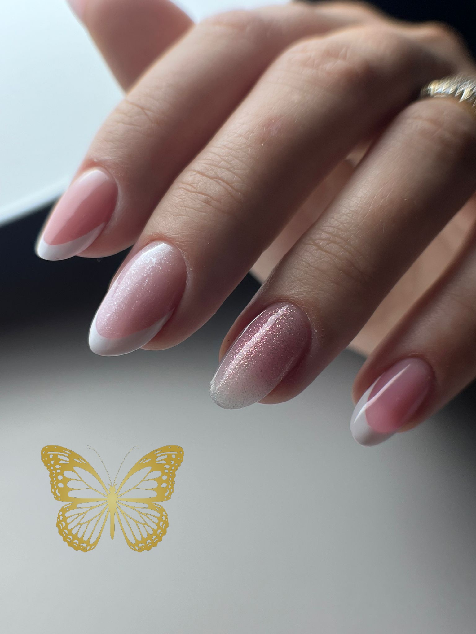 Gel-Modellage mit glanzvollem Finish